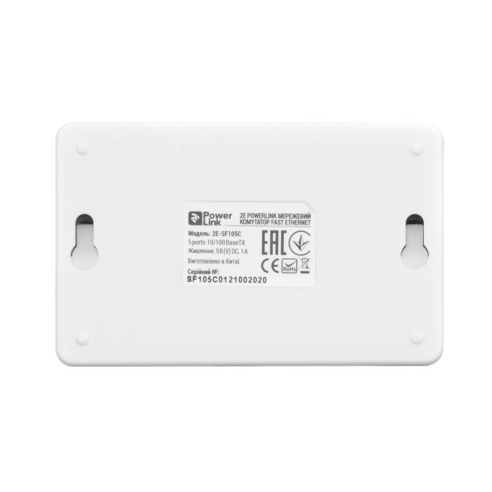 Комутатор мережевий 2E 2E-SF105C зображення 5