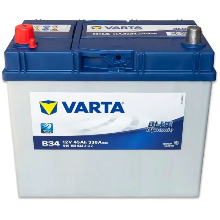 Аккумулятор автомобильный Varta Blue Dynamic 45Аh без нижн. бурта (545158033)