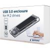 Кишеня зовнішня Gembird M.2 (NVMe), USB3.1, black (EE2280-U3C-02) зображення 3