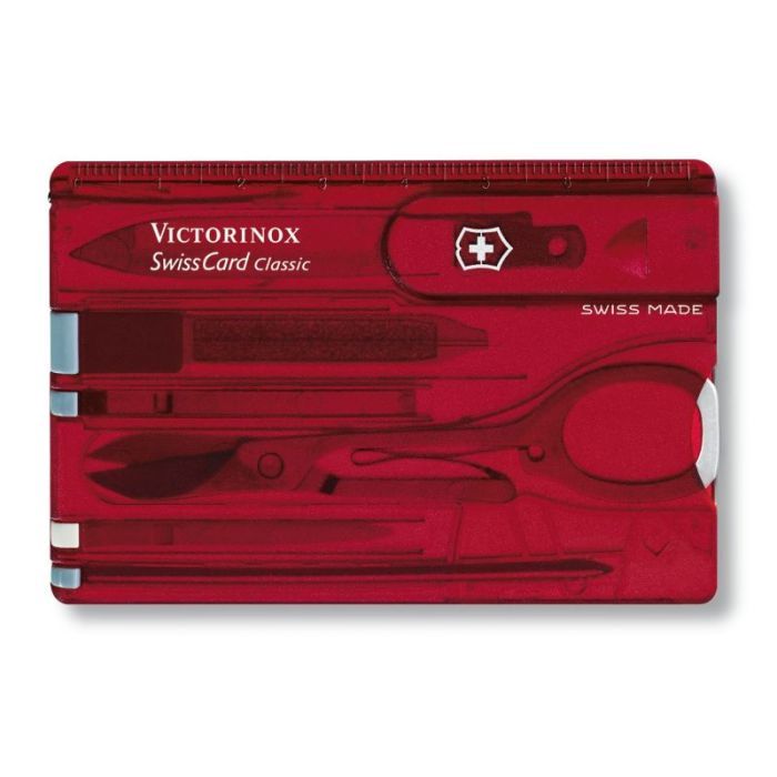 Нож Victorinox SwissCard Transparent Blue (0.7122.T2) изображение 3