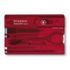 Нож Victorinox SwissCard Transparent Red Blister (0.7100.TB1) изображение 3