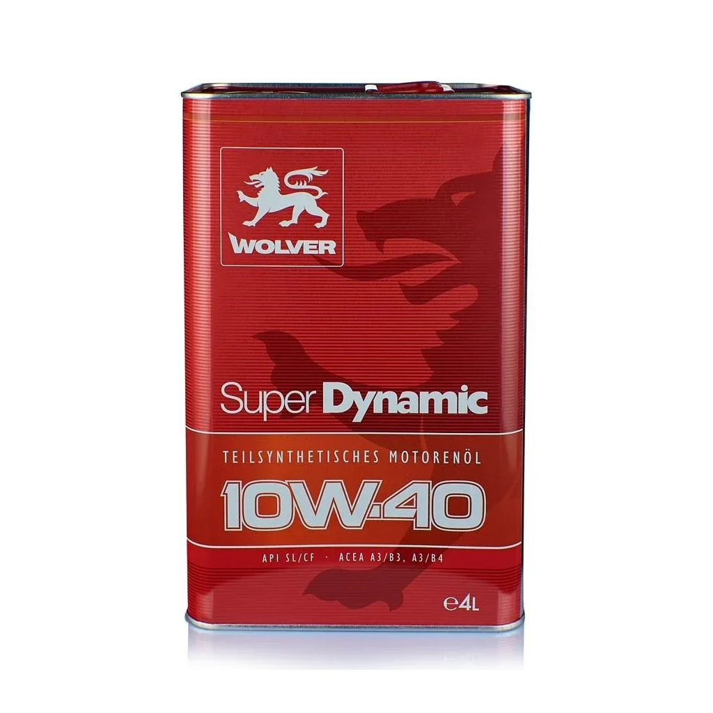 Моторное масло Wolver Super Dinamic 10W-40 4л (4260360940057)