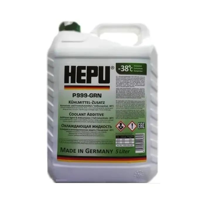 Антифриз HEPU концентрат зеленый 5 л. (107301)