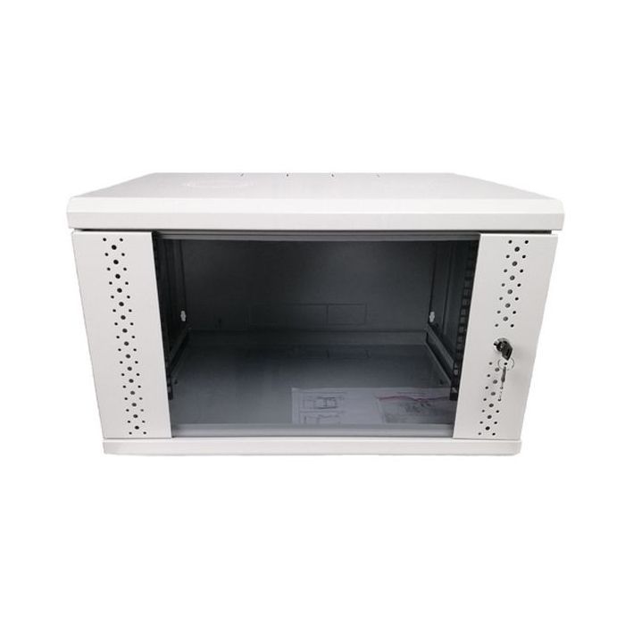 Шкаф настенный Eserver 12U 600х600х637 (Ш*Г*В), стекло (ES-Е1260G)