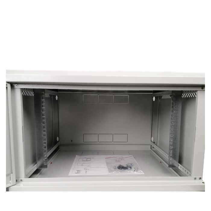 Шкаф настенный Eserver 12U 600х600х637 (Ш*Г*В), стекло (ES-Е1260G) изображение 3