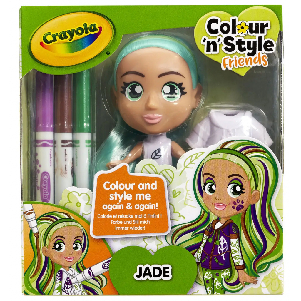 Набор для творчества Crayola Colour n Style Стильные девушки Джейд (918937.005)