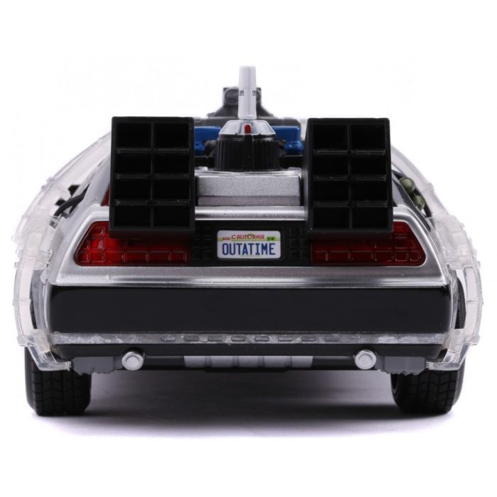 Машина Jada Обратно в будущее 2 Машина времени (1989) со световым эффект (253255021) изображение 4
