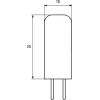 Лампочка Eurolamp LED силикон G4 2W 4000K 12V (LED-G4-0240(12)) изображение 3
