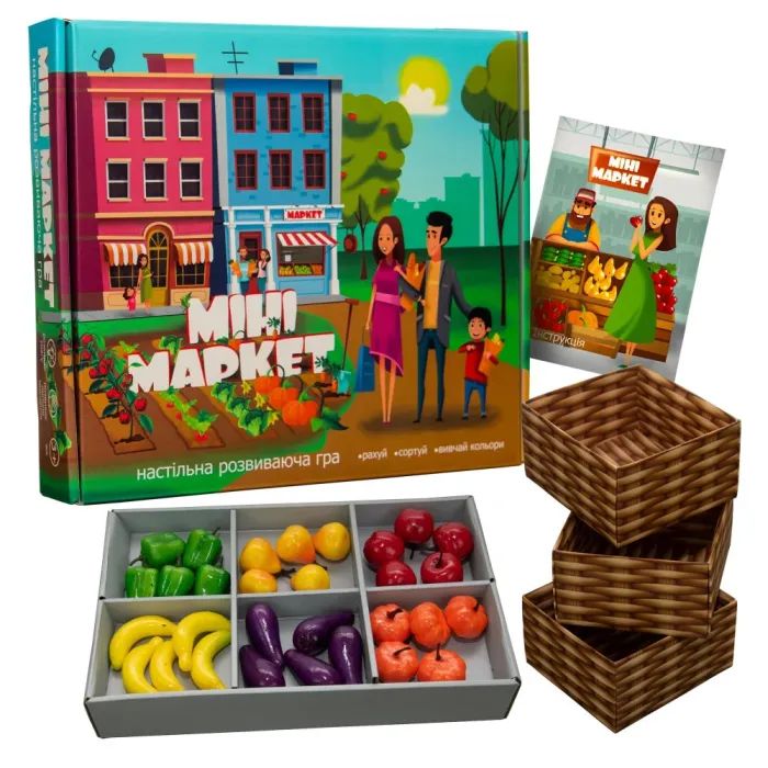 Настольная игра Strateg Мини Маркет (укр) (30915) изображение 3