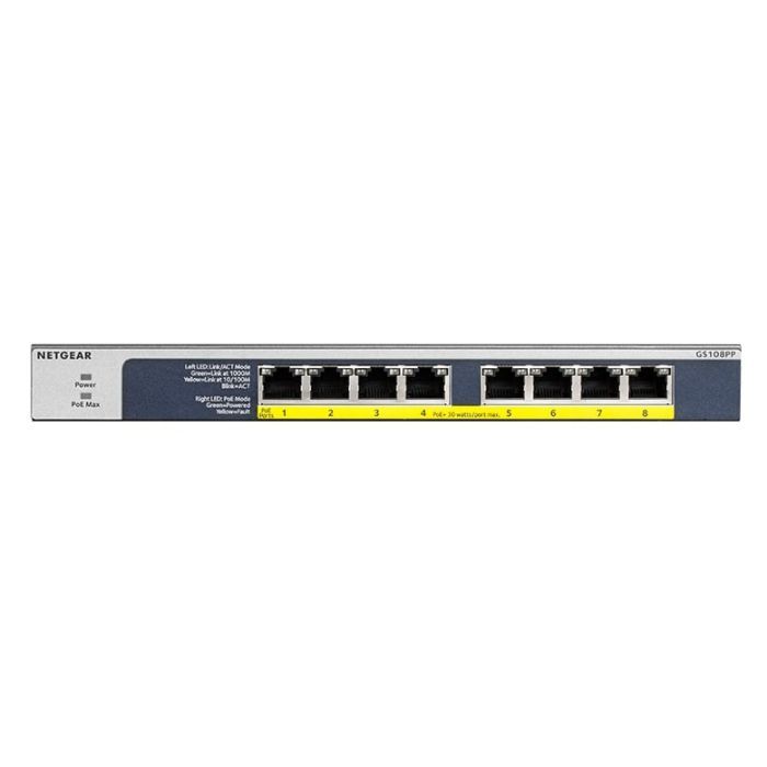 Коммутатор сетевой Netgear GS108PP-100EUS