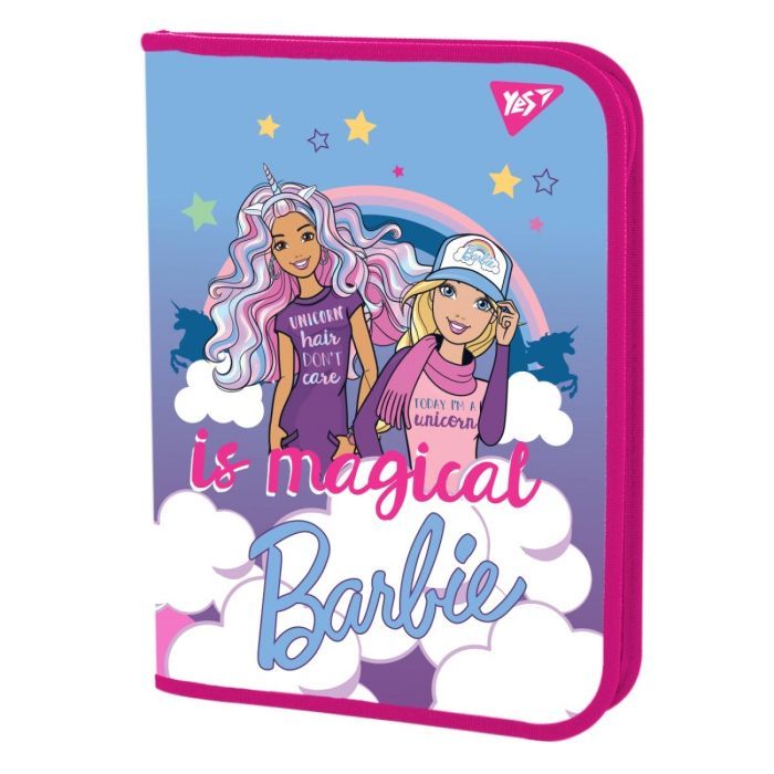 Папка для тетрадей Yes В5 на молнии Barbie (491550)