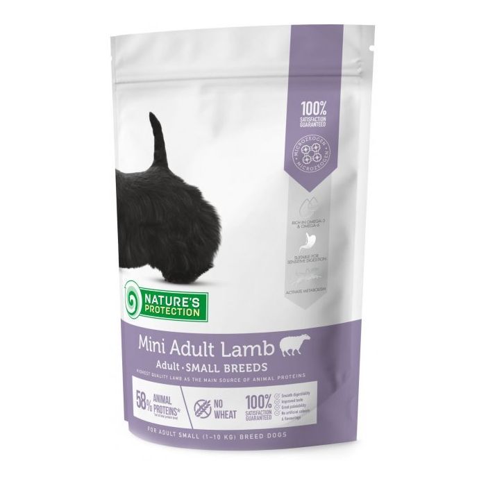 Сухий корм для собак Nature's Protection Mini Adult Lamb Small breeds 500 г (NPS45733)
