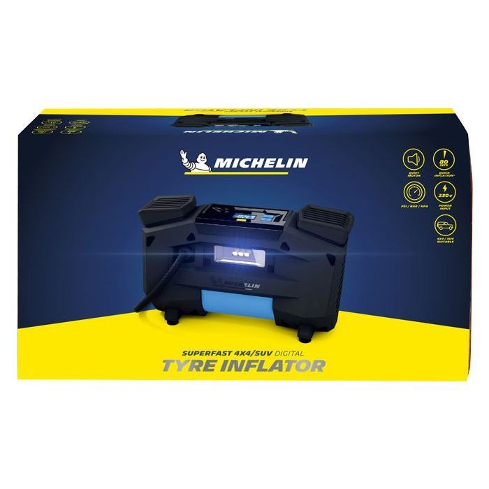 Автомобильный компрессор Michelin Сверхбыстрый цифровой насос для накачки шин 4х4 (73676) изображение 3
