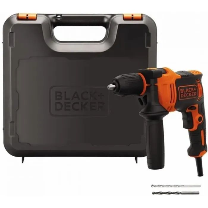 Дрель Black&Decker 550 Вт, кейс (BEH550K) изображение 3