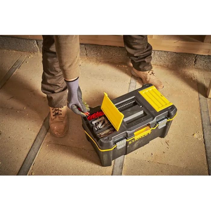 Ящик для инструментов Stanley ESSENTIAL Cantilever, 19", 490х290х250 мм, с металлическими (STST83397-1) изображение 5