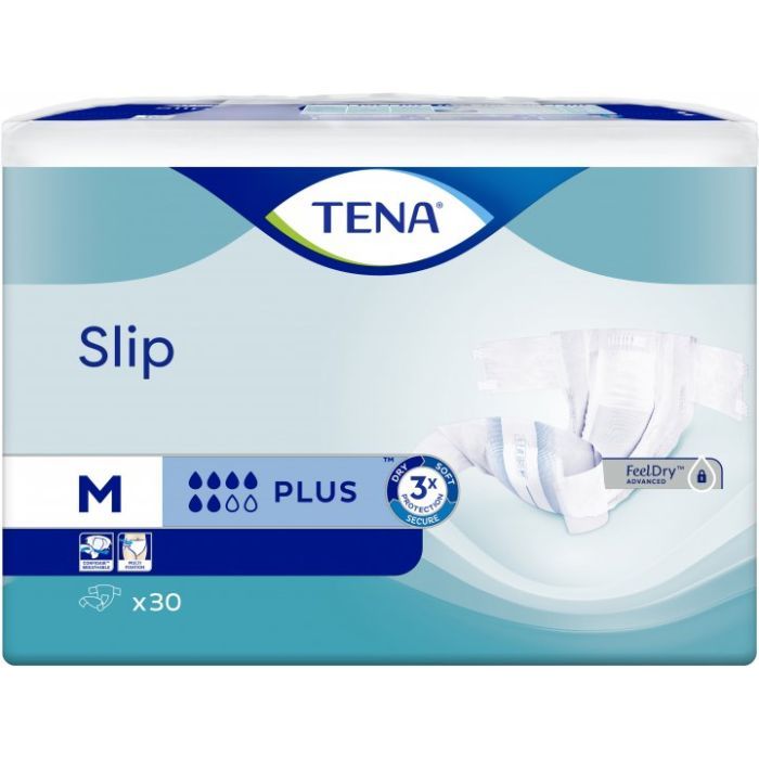 Подгузники для взрослых Tena Slip Plus Medium 30 шт (7322541118871_7322541117980) изображение 2