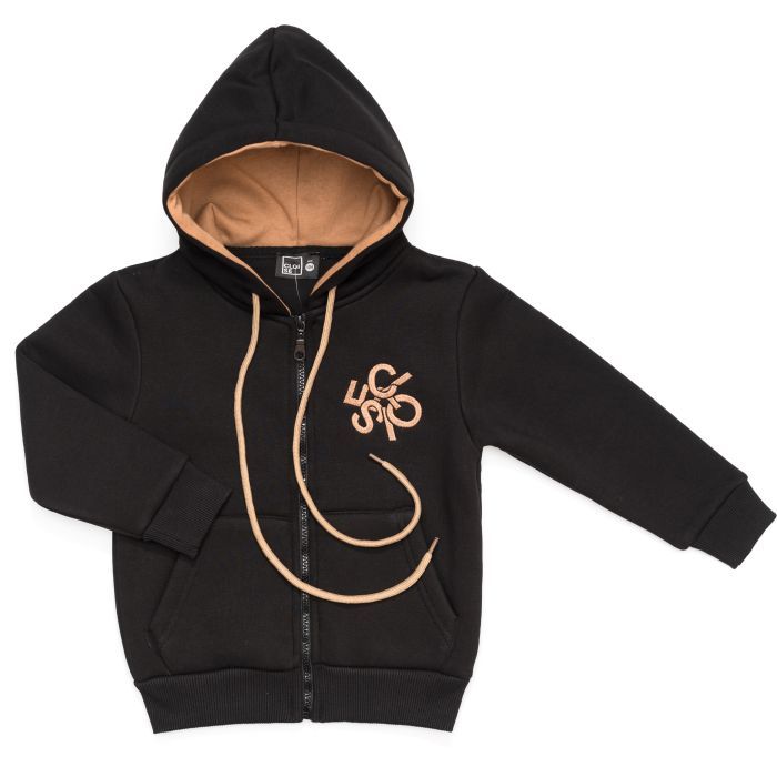 Кофта дитяча Cloise худи флісова (CL0125001-152-black)