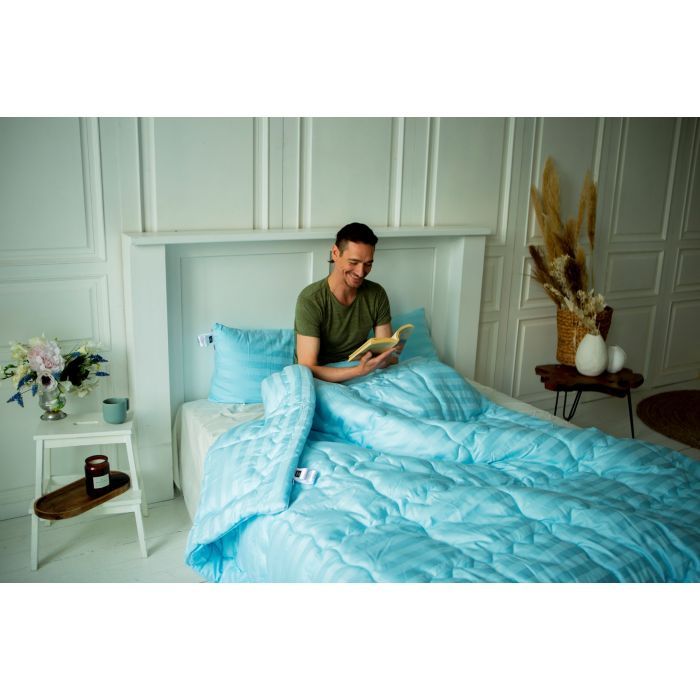 Ковдра MirSon антиалергенна EcoSilk №1312 Valentino Hand Made Літня 172x205 см (2200001528123) зображення 9