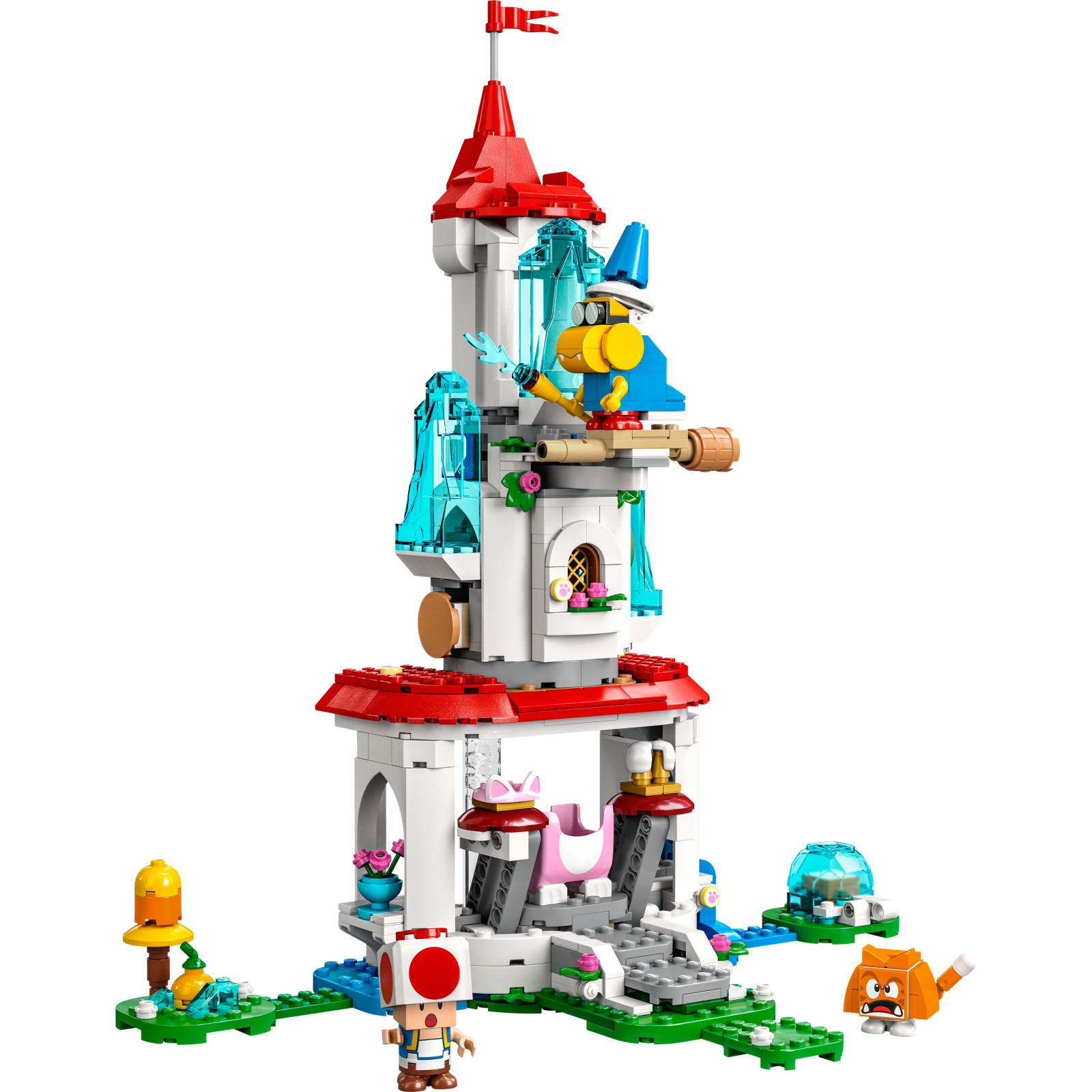 Конструктор LEGO Super Mario Дополнительный набор «Костюм Печь-кошки и Ледяная башня» (71407) изображение 9