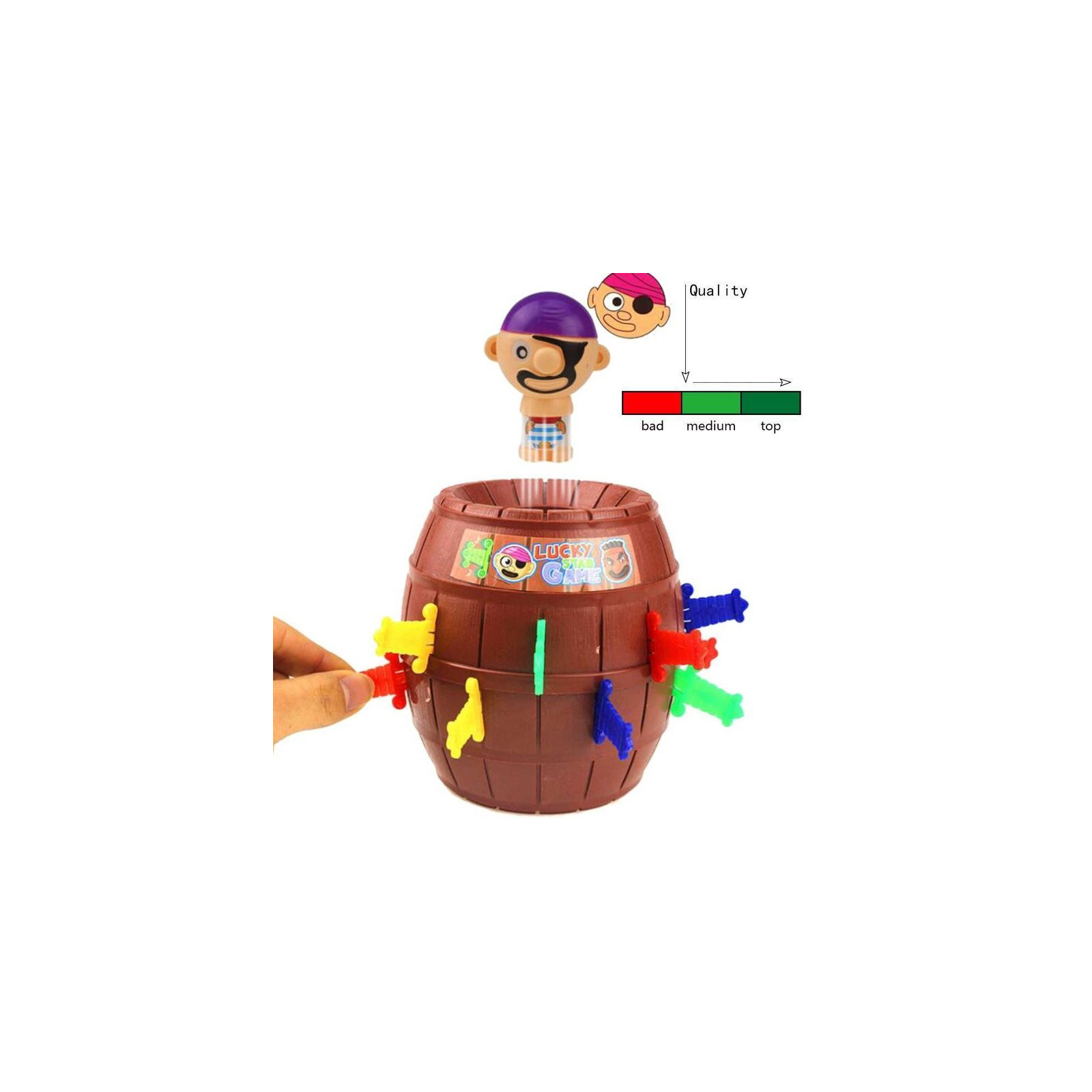 Настольная игра Tomy Pop Up Pirate Game (T7028) изображение 5