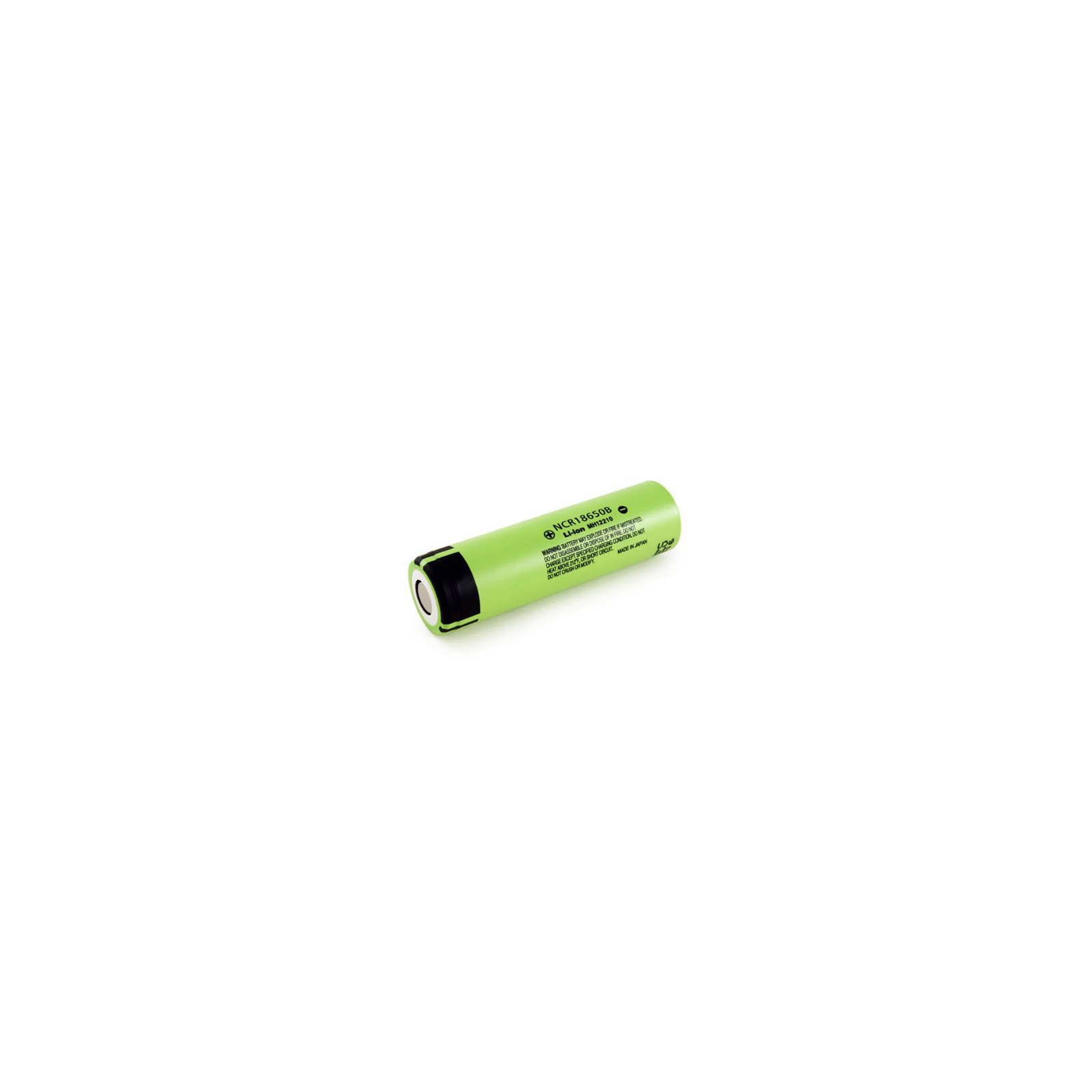 Аккумулятор 18650 Li-Ion NCR18650B TipTop, 1500mAh, 6.8A, 4.2/3.6/2.5V, green, OEM Panasonic (NCR18650B / 23970)