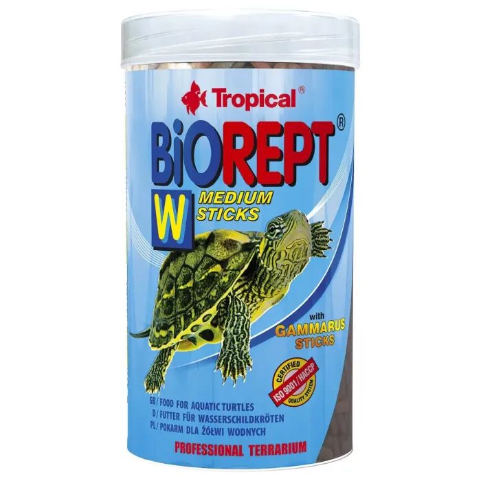 Корм для черепах Tropical Biorept W для земноводних і водних черепах 5000 мл/1500 г (5900469113684)