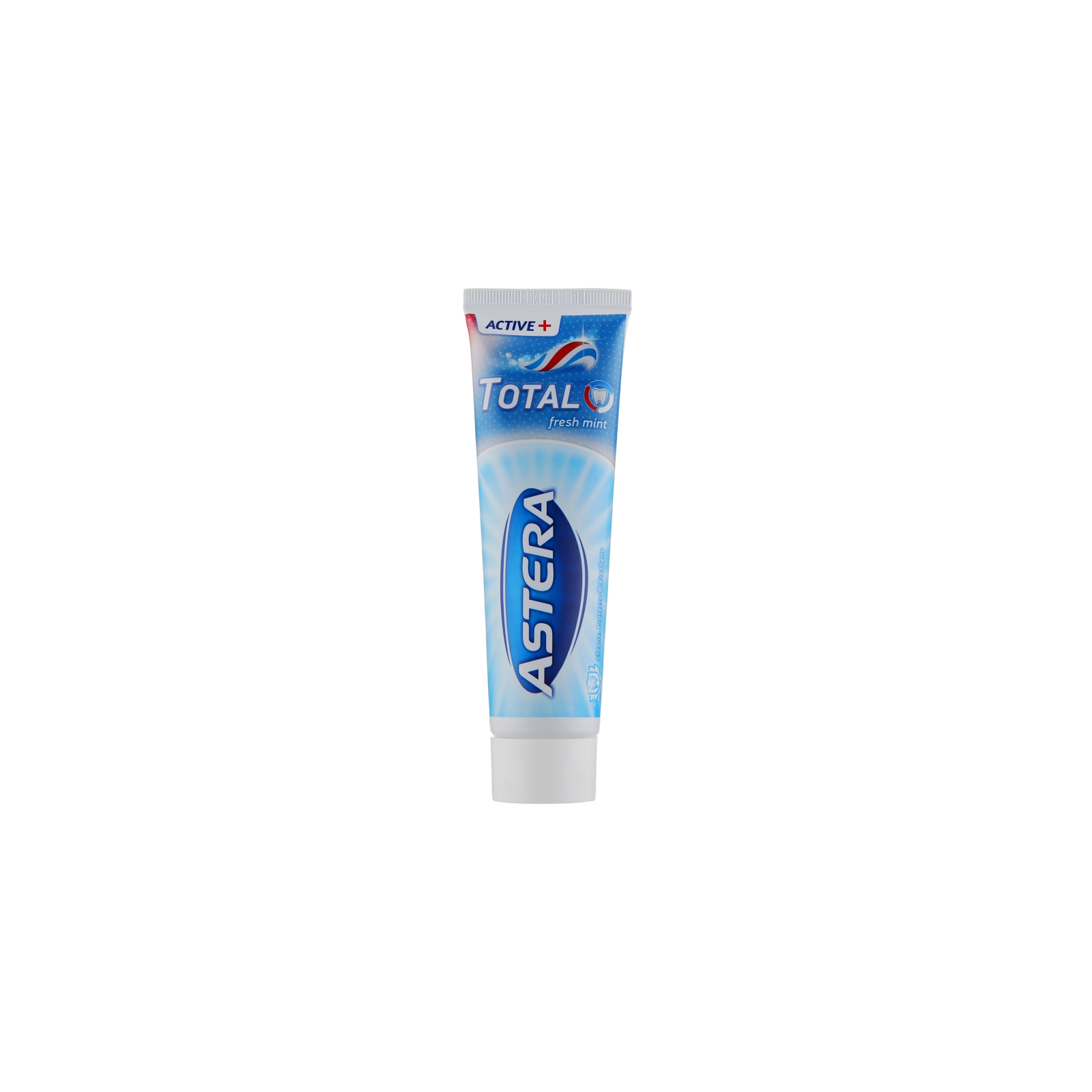 Зубна паста Astera Active+ Total Fresh Mint Комплексний захист 100 мл (3800013511688)