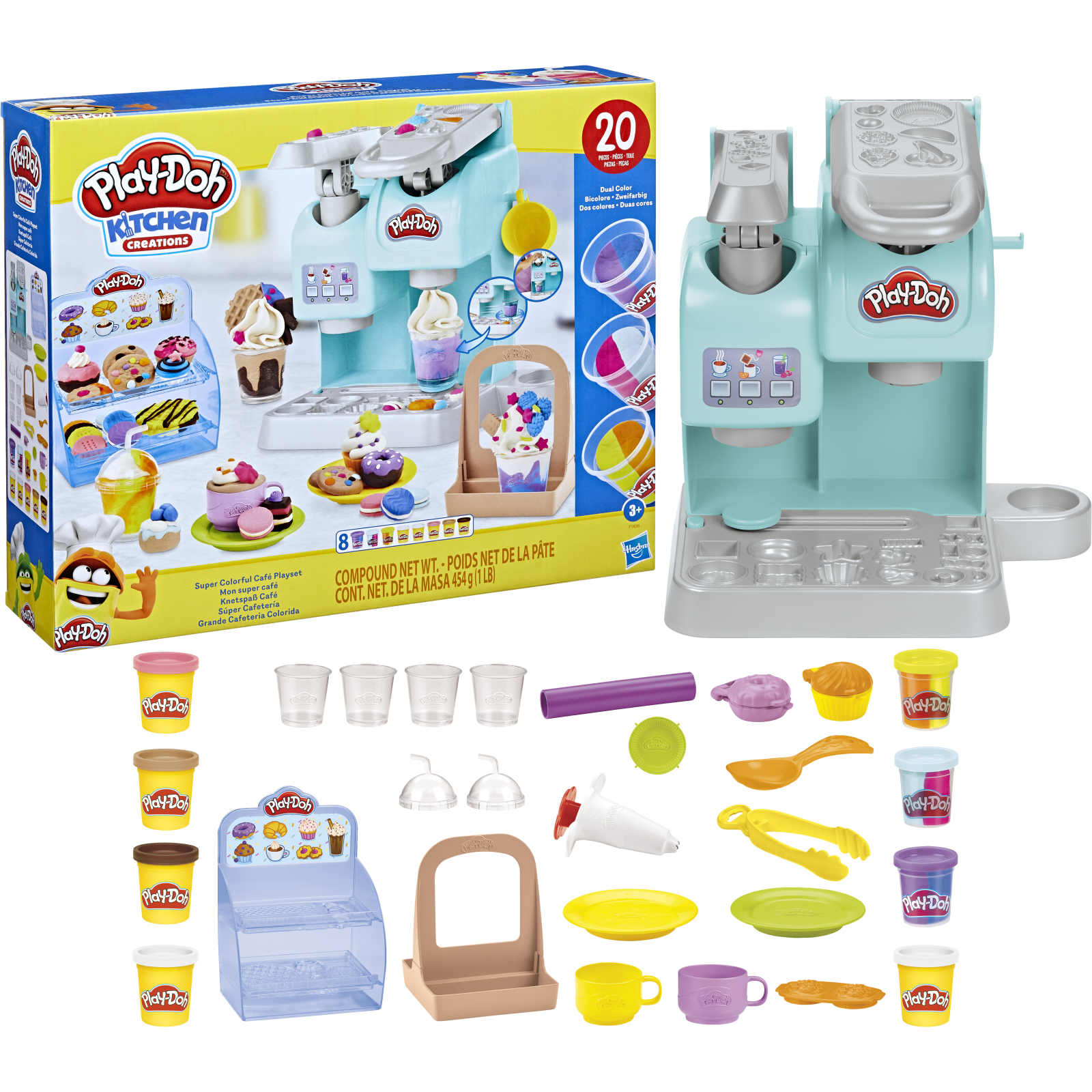 Набір для творчості Hasbro Play-Doh Різнокольорове кафе (F5836) зображення 4