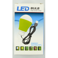 Фото - Люстра / светильник Dengos Guard Світильник Dengos LED-BULB-5V5W-BLUE  USB з LED-лампо (USB з LED-лампочкою)