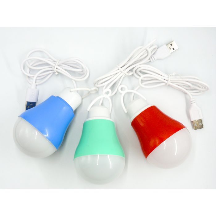 Світильник Dengos LED-BULB-5V5W-BLUE (USB з LED-лампочкою) зображення 2