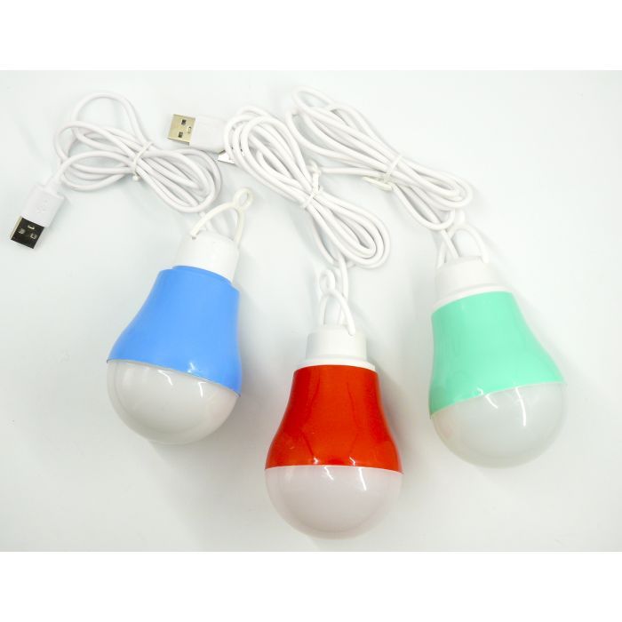 Світильник Dengos LED-BULB-5V5W-BLUE (USB з LED-лампочкою) зображення 4