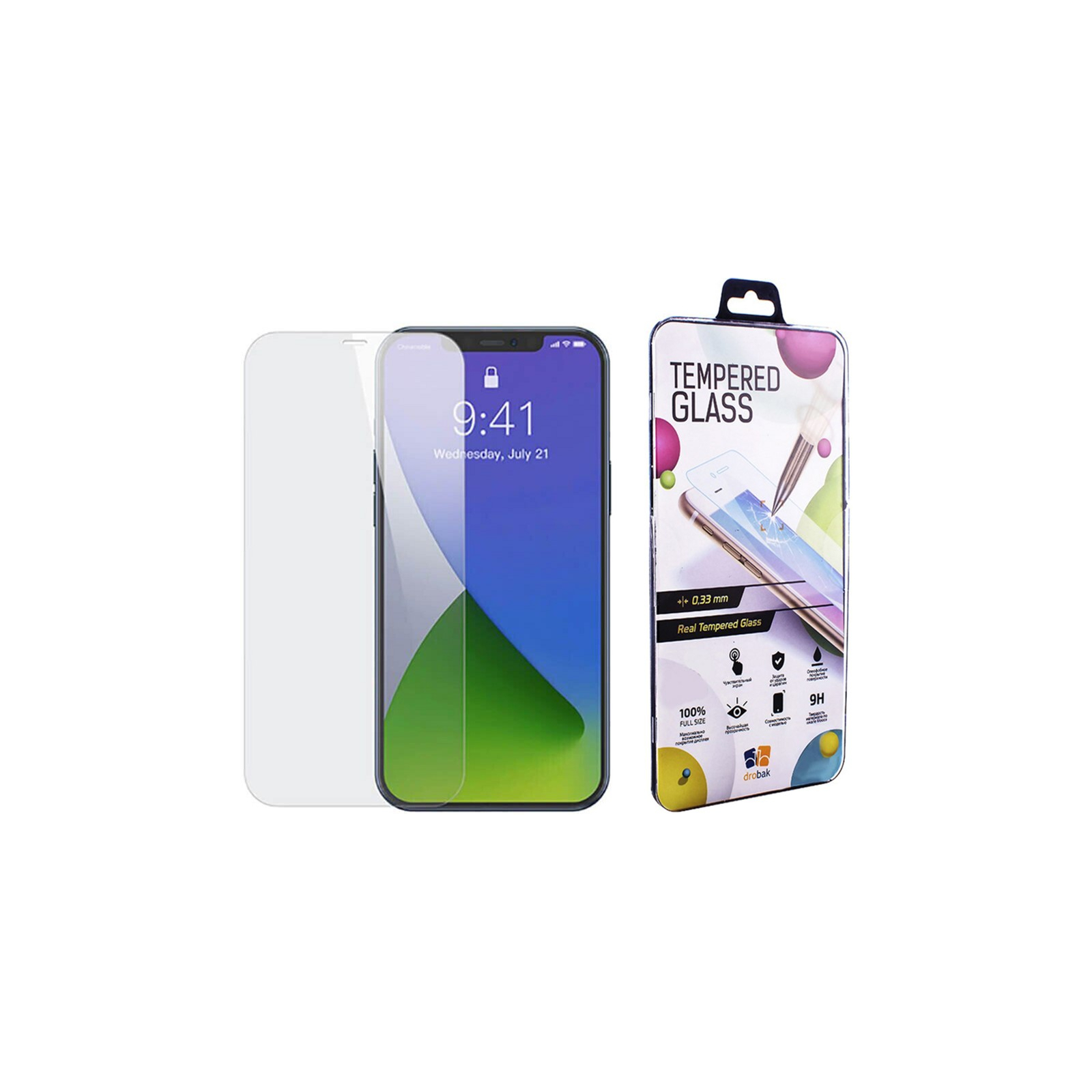 Стекло защитное Drobak Apple iPhone 12 mini (232356)