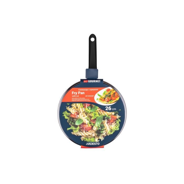 Сковорода Ardesto Gemini Gourmet Aosta с крышкой 26 см (AR1926GMP) изображение 4