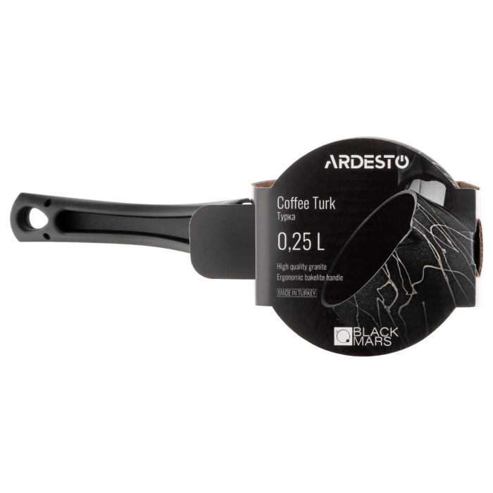 Турка Ardesto BLACK MARS граніт бакелітова ручка 0.25 (AR0825SG) зображення 12