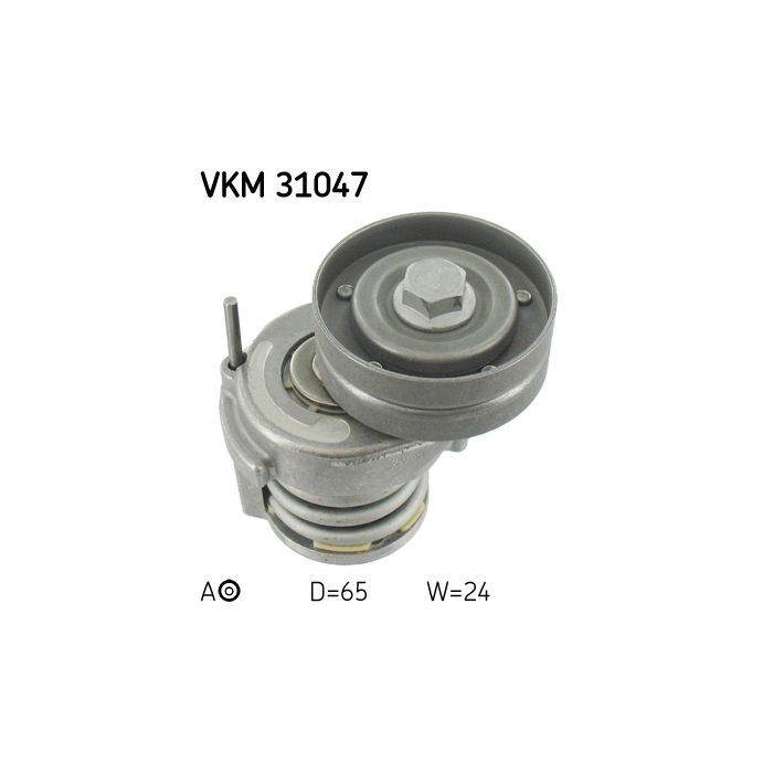 Натягувач ременя з роликом SKF VKM 31047