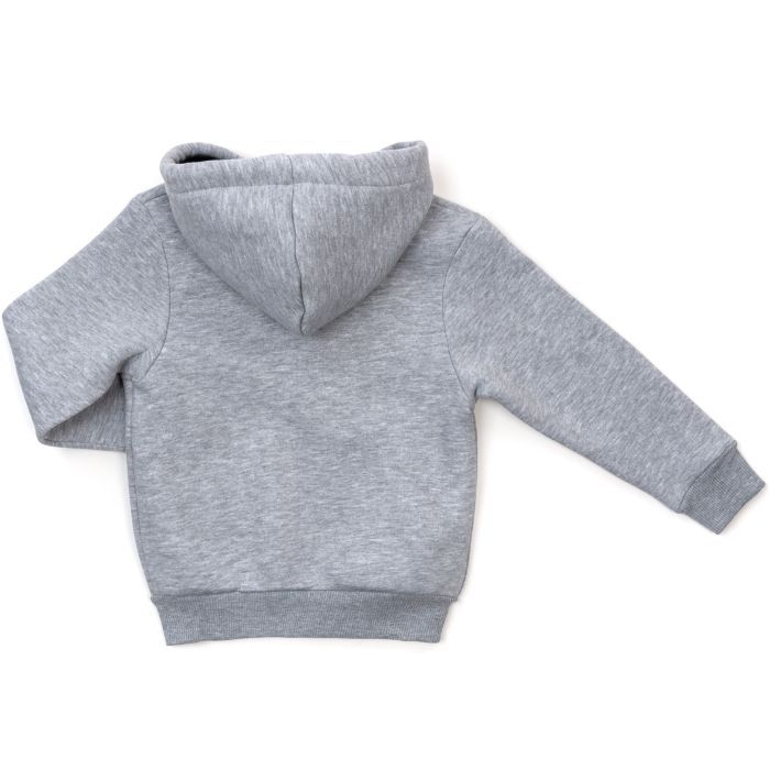 Кофта дитяча Cloise флісова на блискавці (CL0125009-128-lightgray) зображення 2