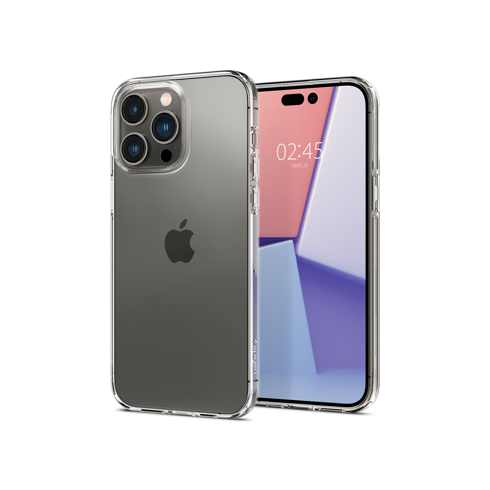 Чехол для мобильного телефона Spigen Apple iPhone 14 Pro Max Liquid Crystal, Crystal Clear (ACS04809) изображение 3