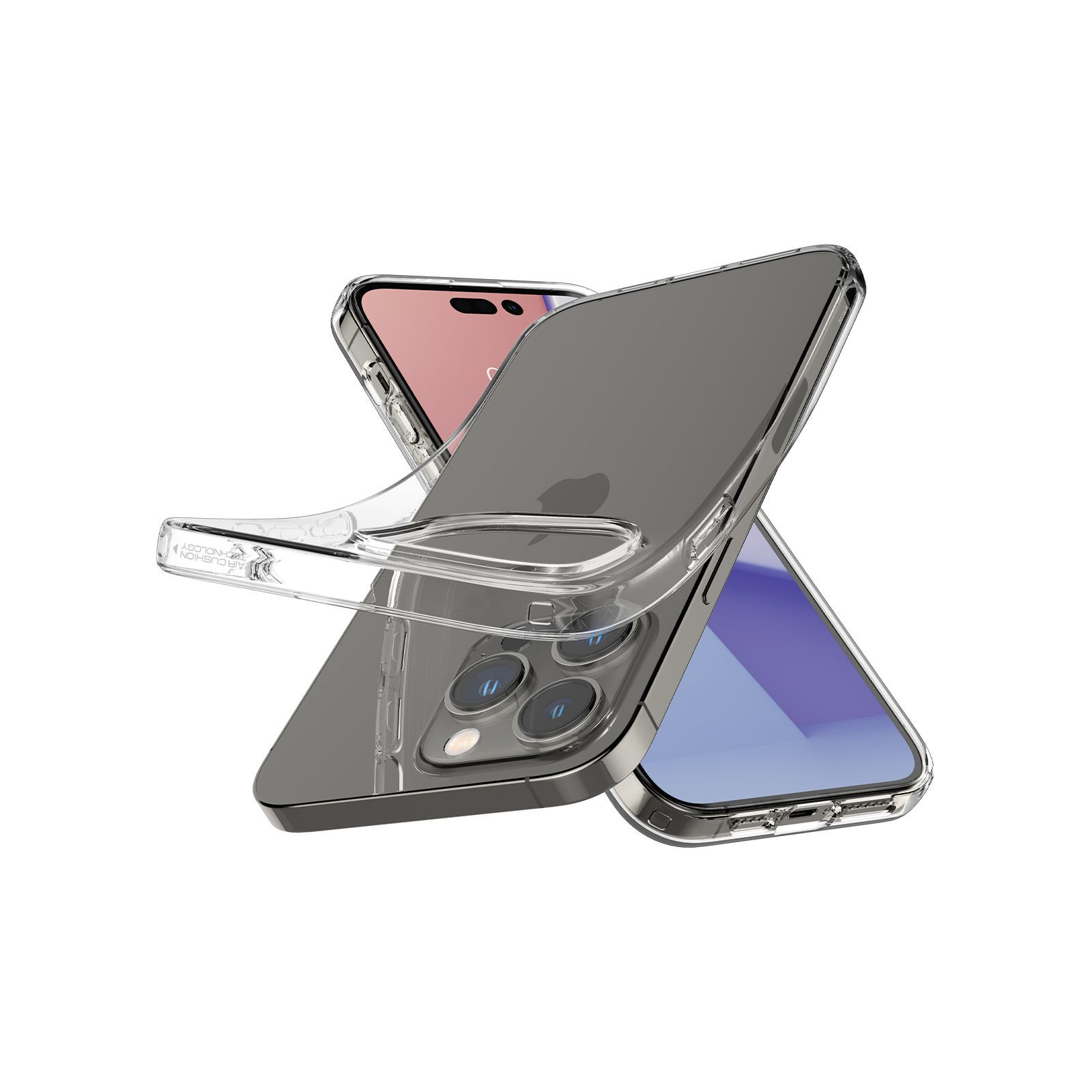 Чехол для мобильного телефона Spigen Apple iPhone 14 Pro Max Liquid Crystal, Crystal Clear (ACS04809) изображение 4