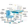 Парта зі стільцем Evo-kids BD-23 BL зображення 2