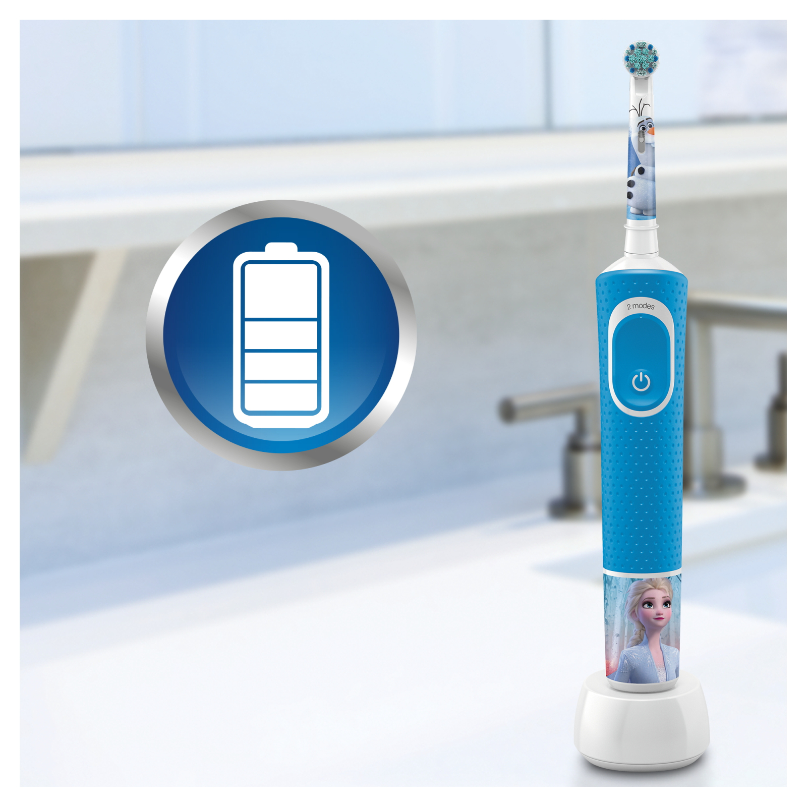 Электрическая зубная щетка Oral-B D100.413.2K Frozen II изображение 8