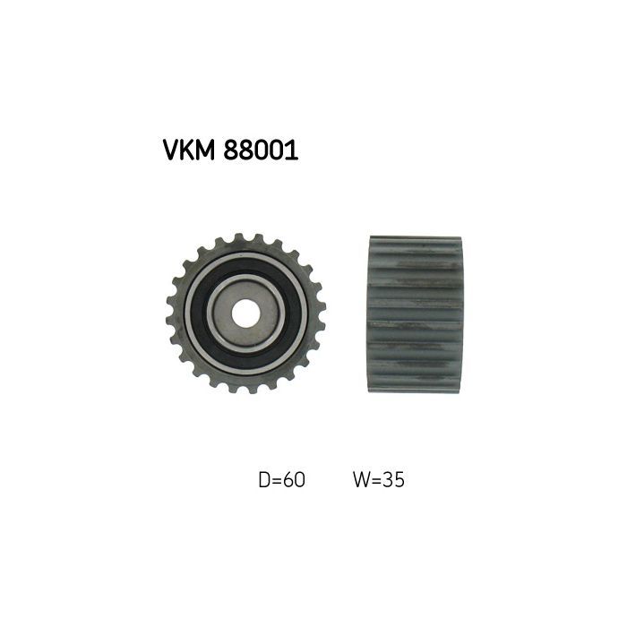 Ролик натяжителя ремня SKF VKM 88001