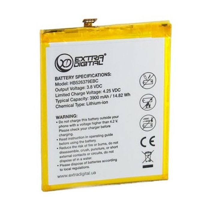 Аккумуляторная батарея Extradigital Huawei Y6 Pro 3900 mAh (BMH6495)