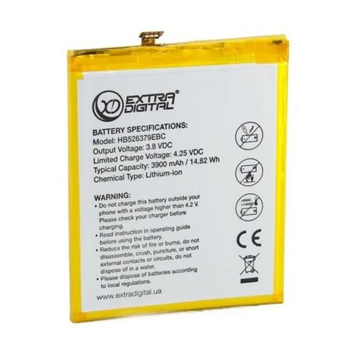 Аккумуляторная батарея Extradigital Huawei Y6 Pro 3900 mAh (BMH6495)