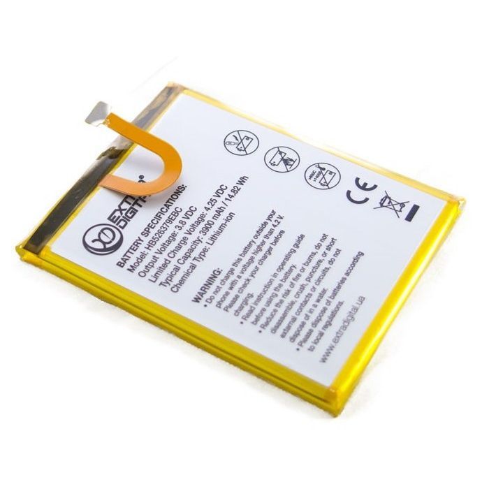 Аккумуляторная батарея Extradigital Huawei Y6 Pro 3900 mAh (BMH6495) изображение 3
