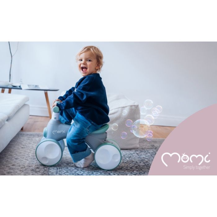 Біговел MoMi Tobis каталка, з бульбашками Grey (ROBI00043) зображення 8