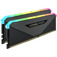 Модуль памяти для компьютера DDR5 64GB (2x32GB) 5600 MHz Vengeance RGB Black Corsair (CMH64GX5M2B5600C36) изображение 3