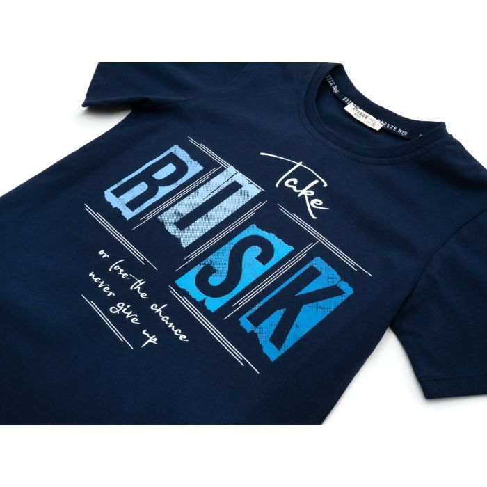 Футболка дитяча Breeze RISK (18425-134B-blue) зображення 3