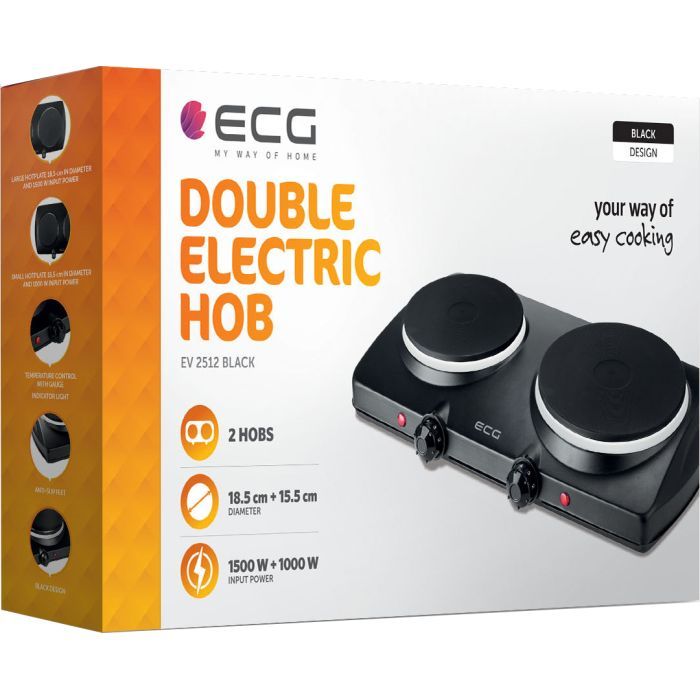 Настольная плита ECG EV 2512 Black изображение 7