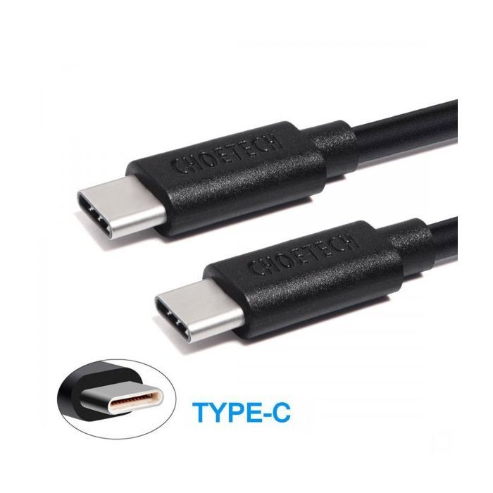 Дата кабель USB-C to USB-C 1.0m Choetech (CC0002) изображение 4