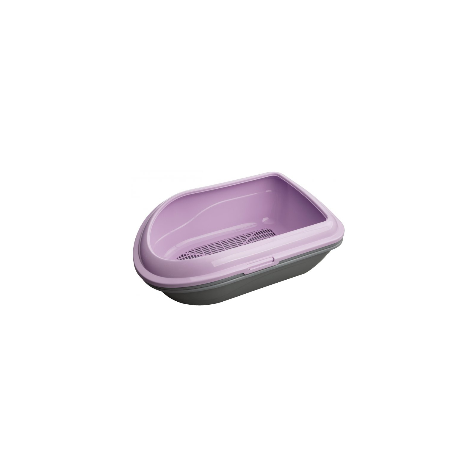 Туалет для кошек AnimAll CNR-130 с сеткой фиолетовый (2000981207045)